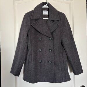 Soft-brushed peacoat